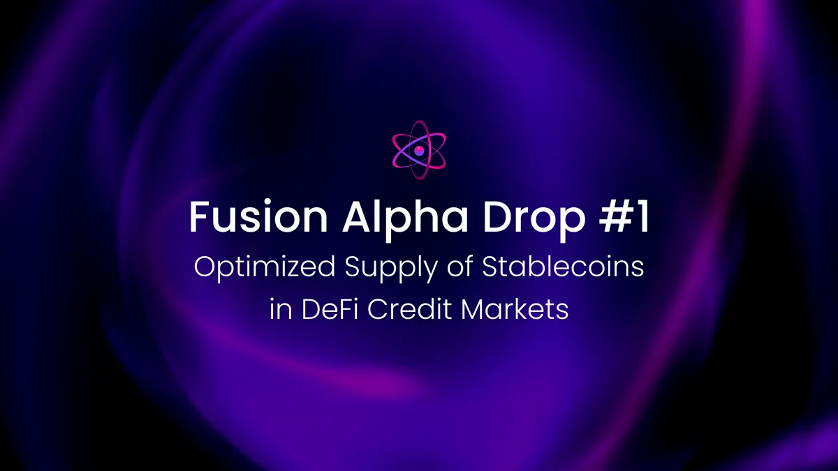 IPOR Fusion Alpha Drops | #1
