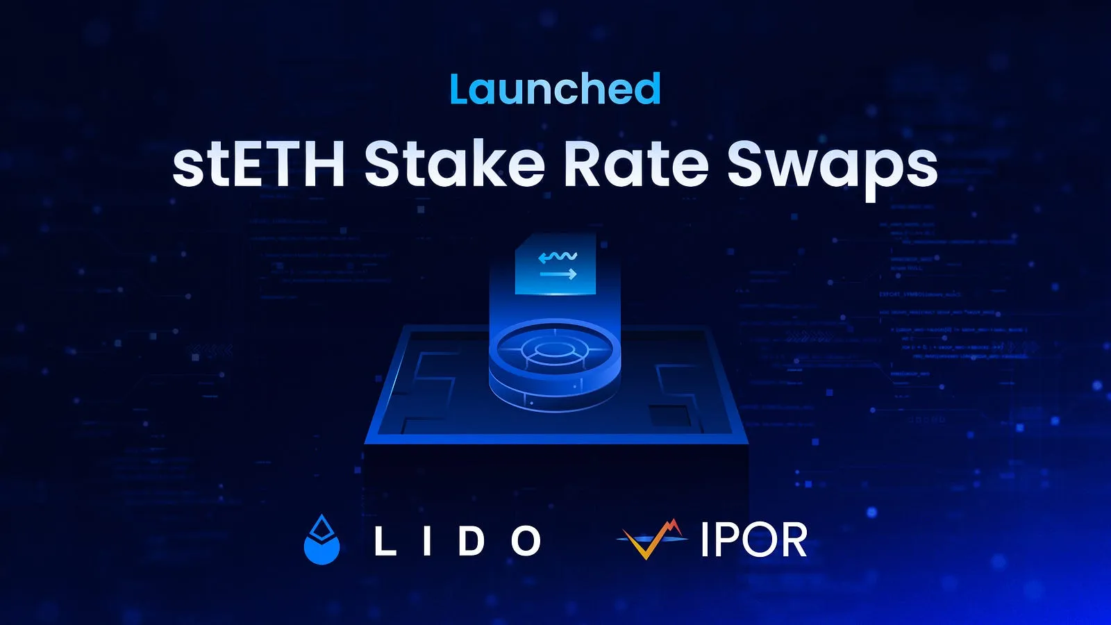 Live on Ethereum: IPOR’s stETH Stake Rate Swap