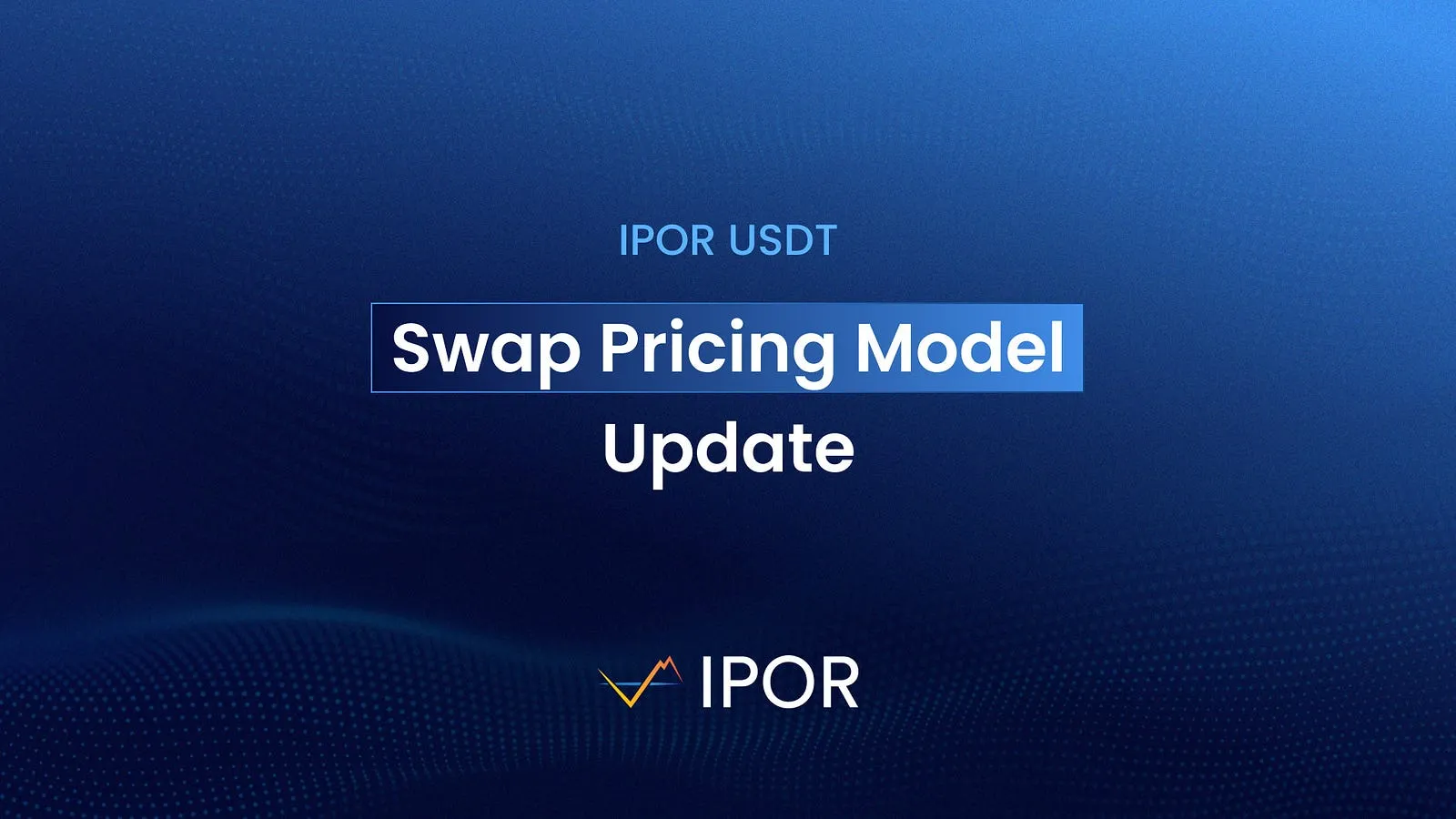 USDT Swap Pricing Model Update