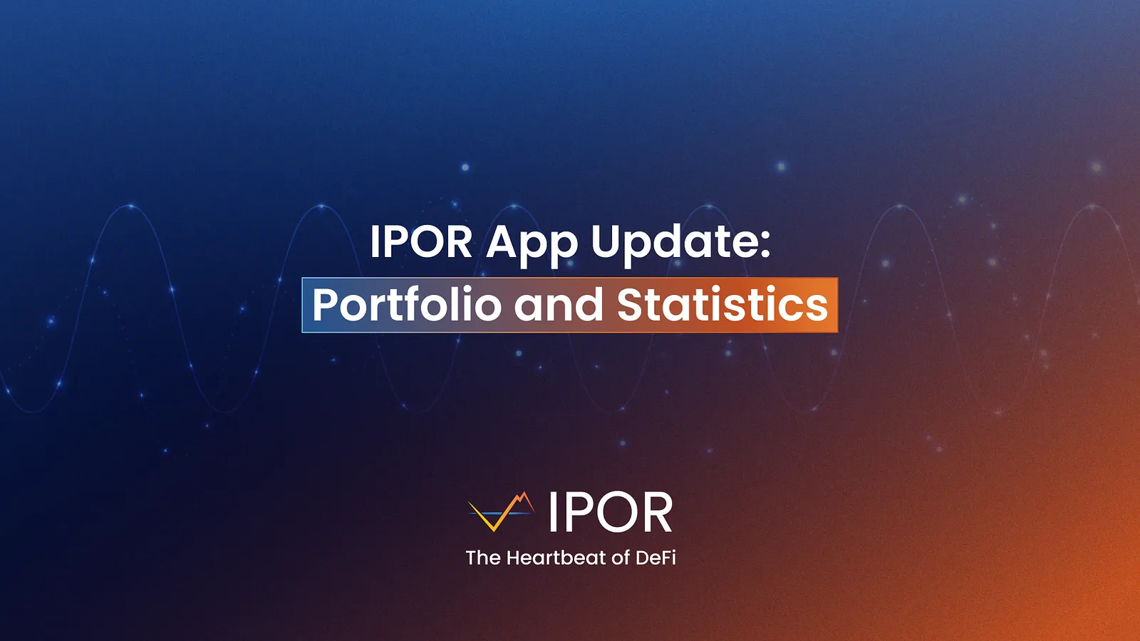 IPOR App Update: Portfolio and Statistics